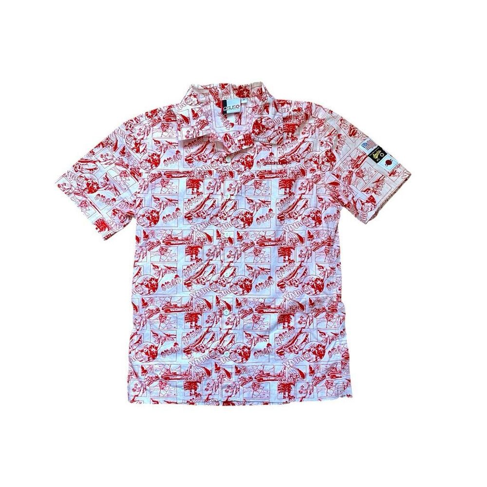 euro vintage pinup button down